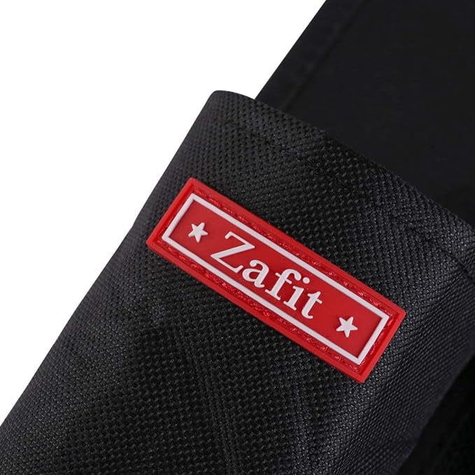 Zafit Bedside Storage Organizer - Table Cabinet Organizer Caddy for Remotes, Phone, Glasses (4 Pockets - Black)