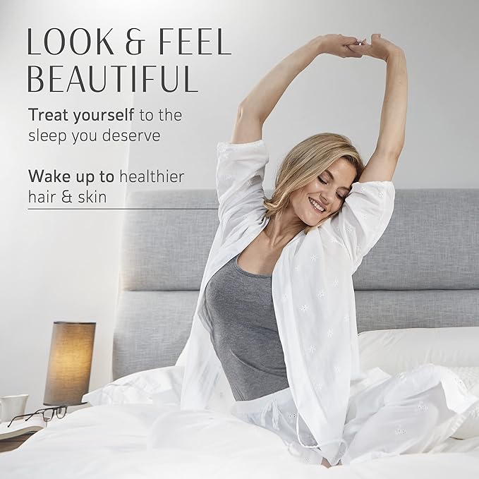 YourFacePillow Satin Pillowcase - Compatible with The YourFacePillow Beauty Pillow - Soft & Cool Satin Pillowcase with Hidden Zipper - Beauty Pillow Sold Separately (Set of 1, White)