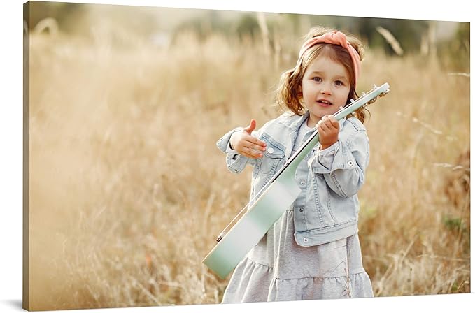 TreeDeal Create Personalized Wall Art with Your Photo on Canvas - Custom Canvas Prints for Family - Personalized Canvas Pictures for Wall to Print Framed (30" X 20")