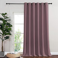NICETOWN Dry Rose Blackout Curtains for Bedroom 95 Inch Length - Thermal Insulated Room Darkening Privacy Grommet Window Drapes for Boys Room, Set of 1 Panel, 80 x 95 Inch