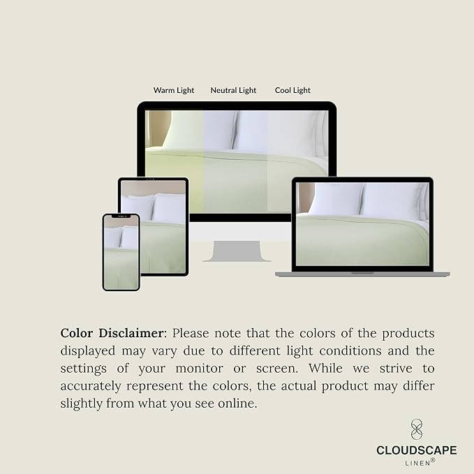 Cloud Scape Linen 100% Cotton Blanket Twin 68x92 Seafoam - Cozy Herringbone Weave, Fits Up to Twin XL Size Beds, Breathable Softness, All-Season Warmth, Winter Blanket, Bedding Gift Choice