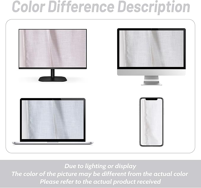 DriftAway Double Layer Linen Blackout Tie Up Curtains Thermal Insulated Fully Lined Balloon Roman Shade Bathroom Window Adjustable Rod Pocket for Small Window 31 Inch by 47 Inch Ivory