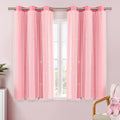 XiDi Pink Curtains for Girls Room, Kids Bedroom Blackout Curtains, Hot Pink Room Darkening Decor, 1 Panel