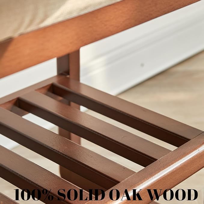 Wood Shoe Bench,2-Tier Storage Bench with Cushion Padded Seat,Entryway Bench with Shoe Storage, Small Bench for Entryway,Living Room