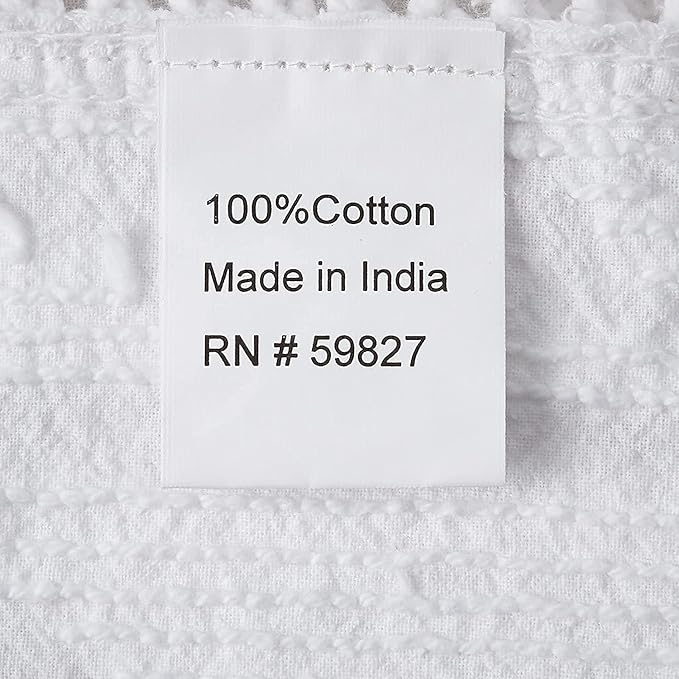 Beatrice Home Fashions Medallion Chenille Bedspread, Twin, White