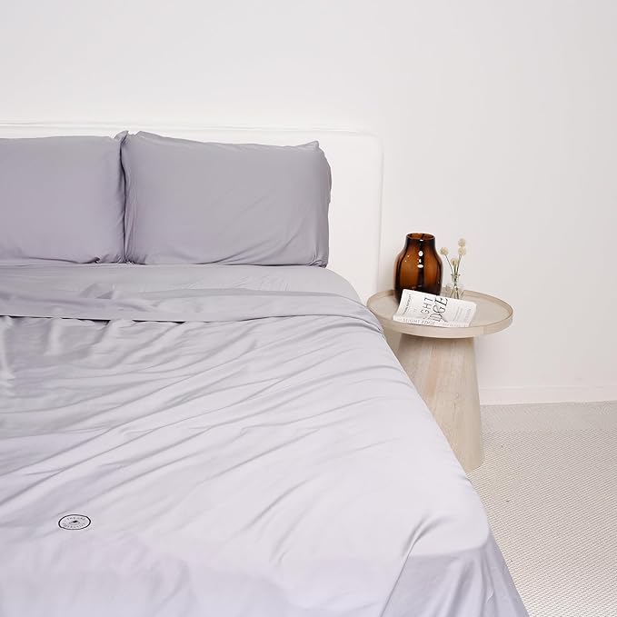 THE LAD COLLECTIVE 2.0 Bedding Set - 4 Piece Sheet & Pillow Case Set, Custom Cotton Blend, Soft, Comfortable, Temperature Regulating, & Easy-to-Use - (Twin XL, Margaret River)
