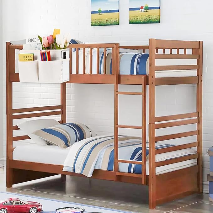 Retyion Bedside Hanging Storage Basket Headboards Bunk Beds Dorm Rooms Organizer Caddy for Storage (2Pack White)