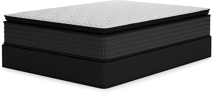Signature Design by Ashley Limited Edition Pillow Top 13 " Pillow Top Hybrid Mattress with Gel Memory Foam, Edge Support for Cool Sleep and Pressure Relief, Twin, Fiberglass Free, Mattress In A Box