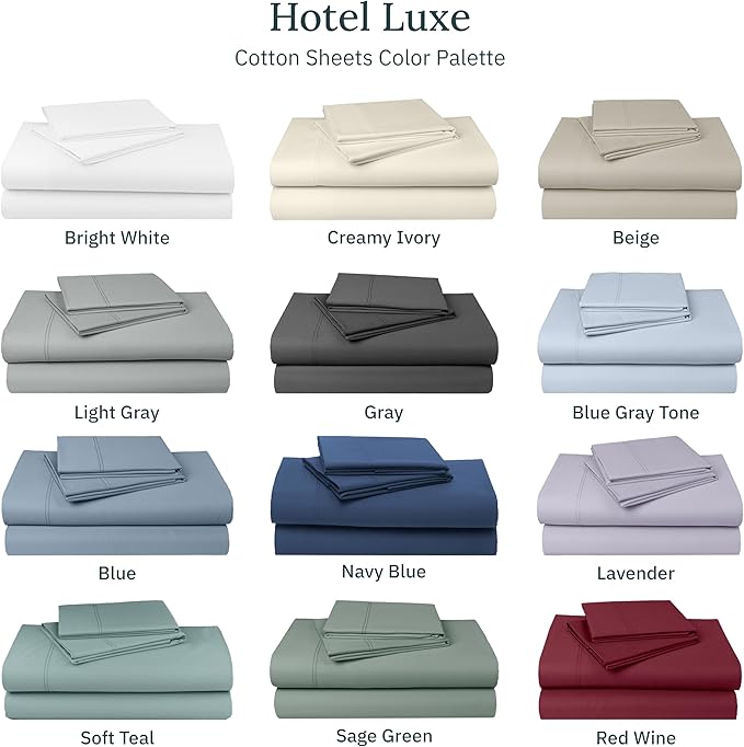 California Design Den Cal King Sheet Set Cotton - Luxury 800 Thread Count, 100% Cotton Sateen - California King Sheets Deep Pockets Bedding Set - Beige