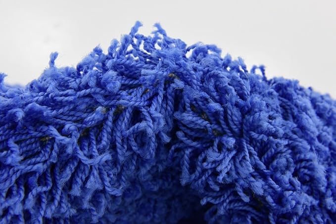 Unique Loom Solid Shag Collection Area Rug (3' 3" x 5' 3" Rectangle, Periwinkle Blue)