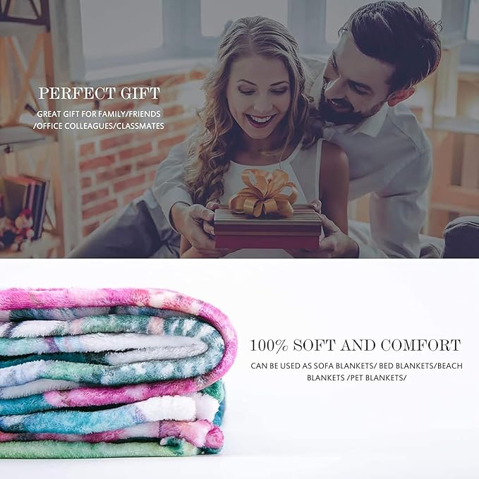 Jekeno Cute Spider Blanket Colorful Gifts for Men Women Kids Boys Girls Dad Mom Wife Friends Birthday Christmas Halloween Presents Home Bedroom Decor Animal Blanket 50"x60"