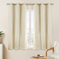 XiDi Curtains for Bedroom Decor Beige34/54/1
