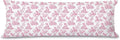 Pink Chinoiserie Golden Doodle Dog 20x54 Body Pillow Cover with Zipper,Goldendoodle Decor,Grandmillennial Pink Golden Doodle Dog Decorative Body Pillow Cases for Bed Couch