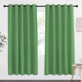 NICETOWN Froest Green Blackout Curtains for Bedroom 72 Inches Long, Thermal Insulated Room Darkening Grommet Window Curtains for Living Room Nursery, 66 inch x 72 inche, 1 Panel