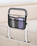 Bed Rails for Elderly Adults Safety - Adjustable Bed Assist Rail for Seniors - Stable Bed Side Rails Handle Support Bar Beds Guard Rail with Storage Bag & Fixing Strap, Fit King Queen Full Twin