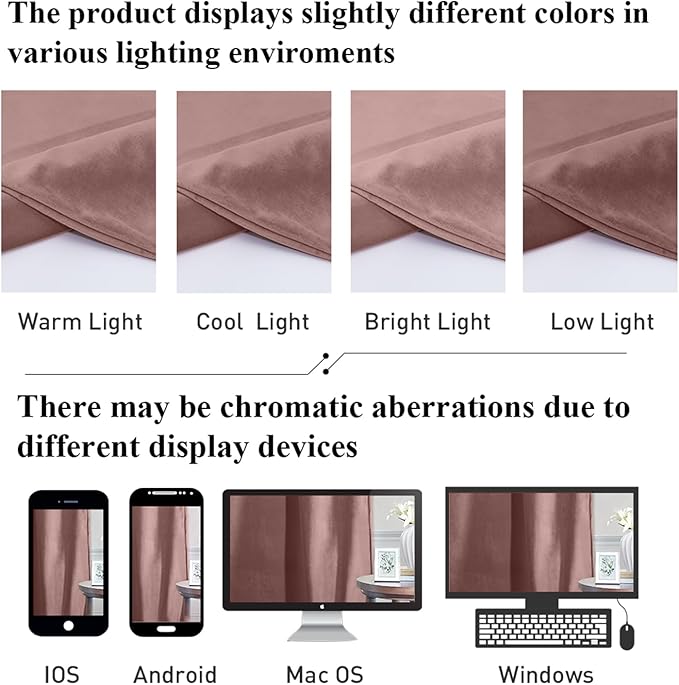 StangH Soft Wild Rose Velvet Curtains 102 inches Long Light Blocking for Girls Bedroom, Elegant Warming Drapes Thermal Insulated Noise Reducing for Nursery/Living Room, W52 x L102, 2 Panels