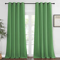 NICETOWN Bedroom Curtain Room Darkening Drapery 102 inches Length - Home Fashion Thermal Insulated Grommet Room Darkening Curtain for Living Room (Froest Green, 1 Panel, 52 x 102 inches)