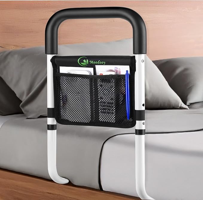 Moodooy Bed Rails for Elderly Adults Safety,Bed Rail for Seniors,Bed Rails for Queen,Bed Safety Rail for Elderly Adult,Bed Safety Rail with Strap,Adjustable Bed Rail for Elderly,Couch Rail,Sofa Rail