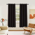 NICETOWN Room Darkening Curtain for Living Room - Energy Saving Thermal Insulated Grommet Room Darkening Curtain/Drape for Bedroom (1 Panel, 46 by 72, Toffee Brown)