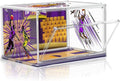 Acrylic Shoe Box Display Transparent Basketball Sneaker Shoe Orgainizer Storage Bins Clear Plastic Stackable Handbag Purse Hats Organizer Containers with Lids, 1Pack Size 14