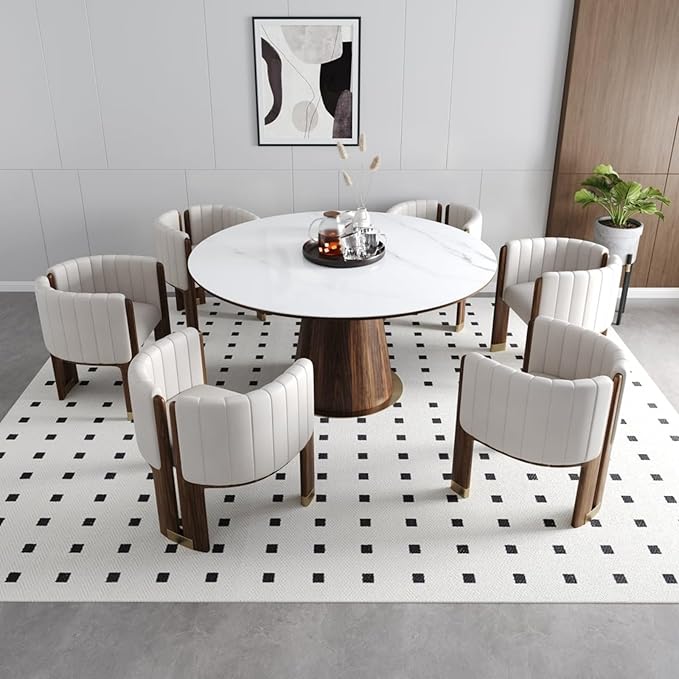 homary Velvet Fluted Accent Chair for Living Room with Wood Frame, High Resilience Foam, Elegant Modern Armchair (White)