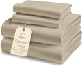 100% Egyptian Cotton Queen Size Sheets – Premium 1000 Thread Count Sheets, 15" Deep Pocket Queen Sheet Set, Silky Sateen Weave, Breathable & Fade Resistant, Soft Luxury Bedding For Holiday Home -Linen
