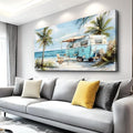 ERQINHUA Large Wall Art For Living Room Canvas Wall Decor For Office Bedroom Decorations Marine Beach Landscape Painting Artwork Modern Beach Posters Aesthetic Home Decor Wall Pictures 24"x48"