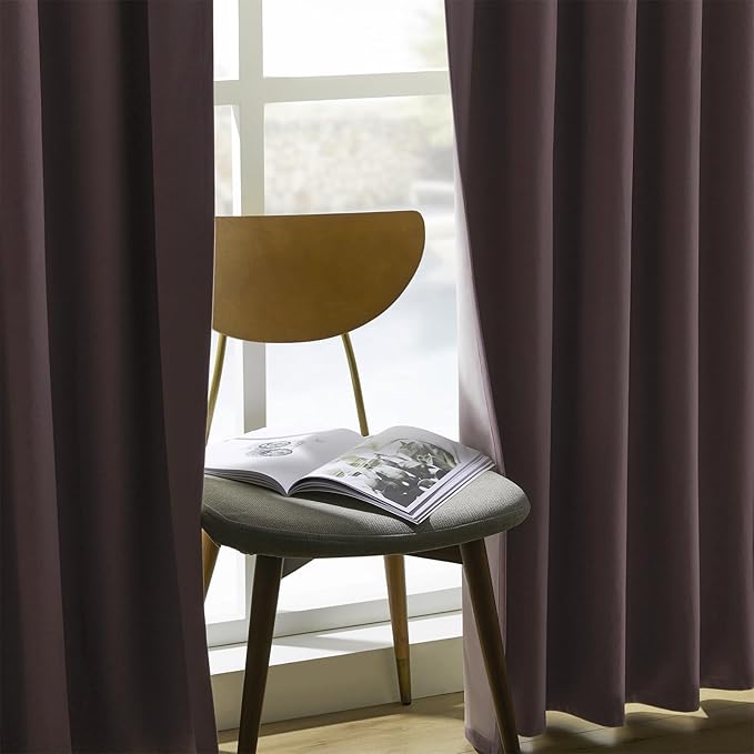 Joydeco Customized Curtains, 100% Blackout Curtains for Bedroom and Living Room, Heavy Duty Luxury Thermal Insulated Rose Pink Velvet Curtains Rod Pocket & Back Tab 1 Panel, Custom Size