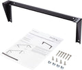 StarTech.com 1U Wall Mount Patch Panel Bracket – 19 in – Steel - Vertical Mounting Bracket for Networking and Data Equipment, TAA (RK119WALLV)