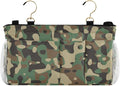 Bedside Caddy Hanging Bunk Bed Caddy Bed Organizer Hanging Pocket with 2 Hooks Bedside Storage Organizer Pocket Bag Holder Camouflage Green