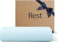 REST® Evercool®+ Top Sheet, Full/Queen Size, Light Blue, 93"X108" (1 Flat Sheet only)