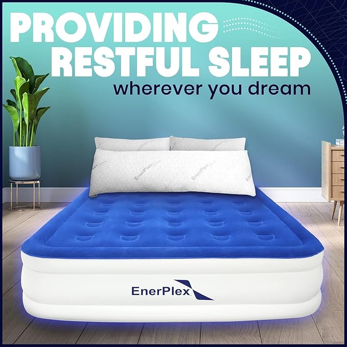 EnerPlex King Size Memory Foam Pillows - Pack of 2 - Adjustable Fill for Sleeping w/Extra Stuffing - CertiPUR-US Certified - Removable Viscose from Bamboo Cover - Machine Washable Firm Cushioning