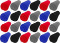 24 Bulk Pack Fleece Throw Blankets, 50x60 Soft for Home, Office, Wedding, Gift, Camping (Assorted)