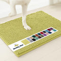 Muddy Mat® | Super Absorbent Door Mat Indoor, Microfiber Quick Dry Chenille Entryway Rug, Non-Slip Front Door Mat, Indoor Mats for Entryway, Machine Washable Pet Rug, Yellow 48" x 72"