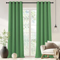 NICETOWN Blackout Drapery Curtain Panel 90 inches Long - Window Treatment Thermal Insulated Grommet Blackout Curtain/Drape for Bedroom Living Room (Froest Green, 1 Panel, 46 by 90 inches)