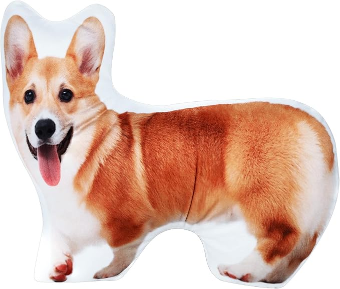 Custom4U Custom Pet Pillow with Picture Funny Shaped Pillow Personalized Custom Body Pillow Customized Pet Pillow with Photos (16inches)