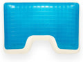 Wife Pillow - Insert Topper Only, Firm Cooling Gel / 80D Memory Foam Topper for Pillow That Stays Cold. Thin for Stomach Sleeper. Ergonomic, Neck U Shaped Cutout. Firm High-Density Layer Support