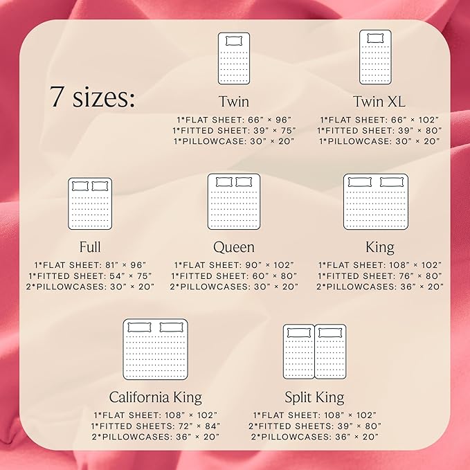 LuxClub 4 PC Sheet Set Bed Sheets Deep Pockets 16" Eco Friendly Wrinkle Free Cooling Machine Washable Hotel Bedding Silky Soft - Vermilion Queen