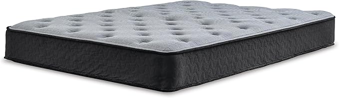 Signature Design by Ashley Full Size Comfort Plus 10 Inch Hybrid Mattress with Lumbar Support Gel Memory Foam, Fiberglass Free, Mattress In A Box