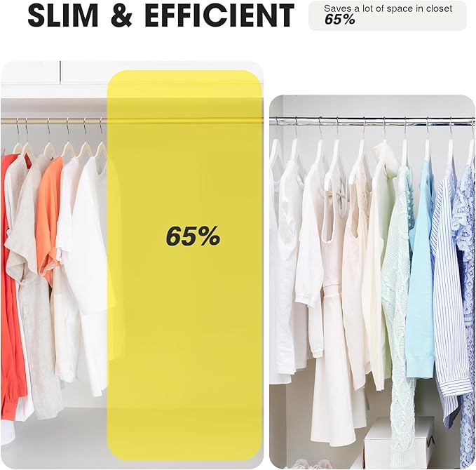 24-Pack Beige Velvet Hangers with Clips Adjustable,Adult Hangers,Heavy-Duty,Felt,Non-Slip,Space Saving,Slim Outfit Hanger for Pants, Skirts, Suits,Coats, Dresses ect.