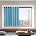 NICETOWN Blackout Curtains 72 inches Long, Grommet Privacy Window Treatment Thermal Insulated Room Darkening Sliding Glass Door Drape for Bedroom Living Room, 1 Panel, W100 x L72, Teal Blue