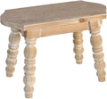 dwellington Wooden Bathroom Wood Foot Stool for Adults Kids, Bedside Step Planter Stool for Kitchen(Natural)