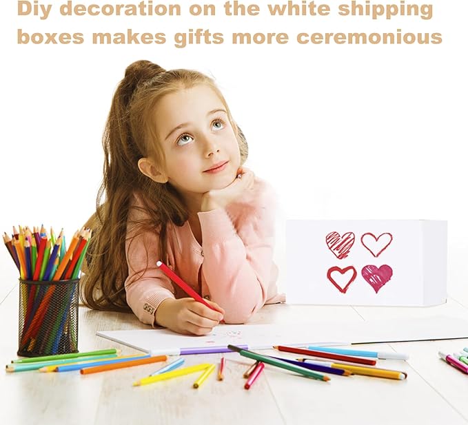 36Pcs Shipping Boxes,8x6x6 & 9x6x4 & 10x7x5 Mix and match Small Shipping Boxes,3 Sizes 12PCS Each shoe boxes cardboard.