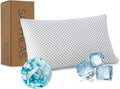 SAPHREAS Cooling Bed Pillows King for Sleeping, Luxury Hotel Shredded Memory Foam Pillows for Side Back Stomach Sleepers, Cool Firm Pillow for Neck Support