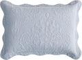 CHIXIN Microfiber Standard Pillow Shams Set of 2 - Decorative Pillow Covers - Light Grey - Size (20" x 26")