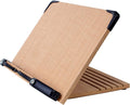 A+ Book Stand BS1500 11.8x8.5 Portable Adjustable Foldable Bookstand Holder for Reading Hands Free Large Thick Heavy Textbooks Cookbooks Tablets