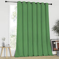 NICETOWN Blackout Patio Curtains 100 x 95 Inches Long for Sliding Door Extral Wide Blackout Curtain Panels Thermal Insulated Room Divider - Grommet Top, 100" W x 95" L, 1 Panel, Froest Green
