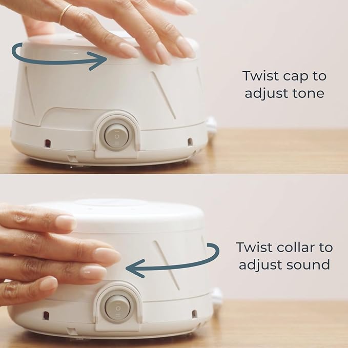 Yogasleep Dohm Classic (Gray) The Original White Noise Machine, Soothing Natural Sound from A Real Fan, Noise Cancelling for Office Privacy, Travel & Meditation, Sleep Therapy for Adults & Baby