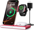 2026 Wireless Charger for Apple and Android Charging Station,3 in 1 Fast Max Charging for iPhone 16 15 14 13 12 Pro Max Plus, Apple Watch Series & Air pods 4 3 2 Pro, Android Samsung Galaxy Series