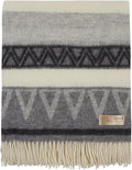 | Wool Blanket/Throw | 100% New Zealand Wool | Perfect for Home and Outdoors | Virgin Wool Throw with Fringes 67"x79" (170 x 200 cm)